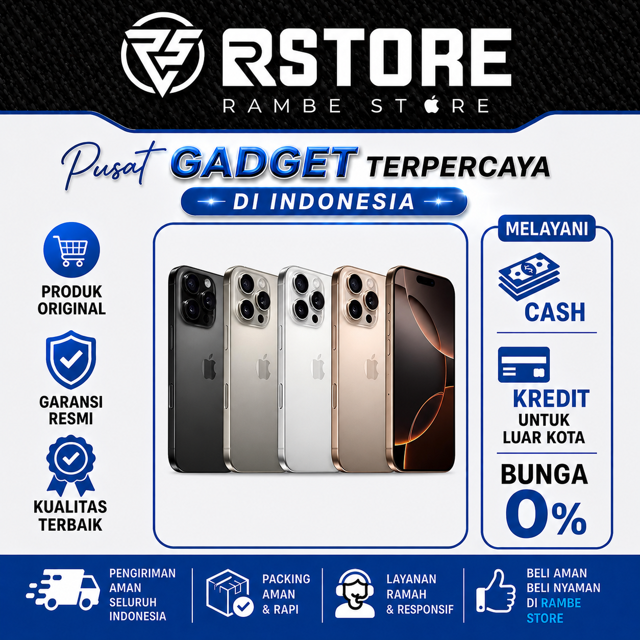 iPhone 16 PROMAX GARANSI RESMI INDONESIA 